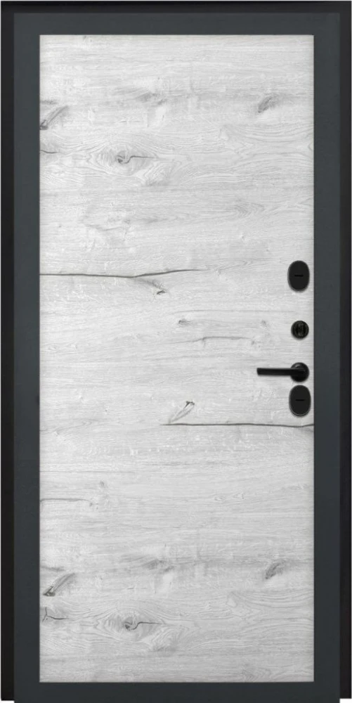 Входная дверь ДвериПРО Модель L-46 Без фрезеровки Дуб арктик горизонт DPRO201317 внутренняя сторона